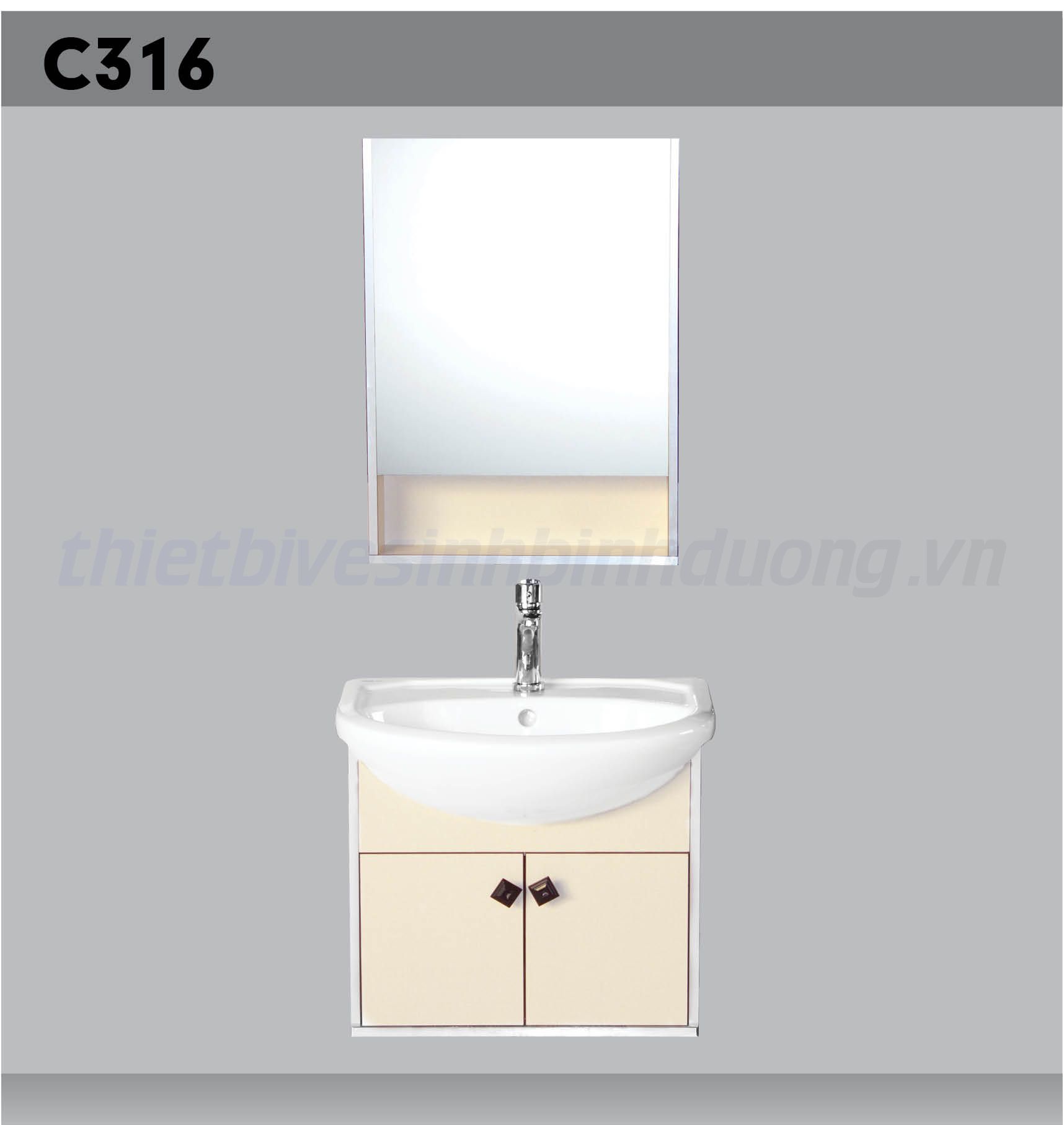 Bộ tủ Lavabo Hảo Cảnh HC C316